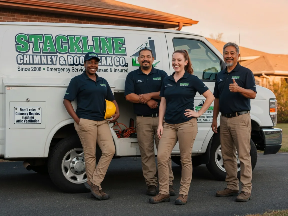 Chimney flashing repair company in Santa Elena, TX